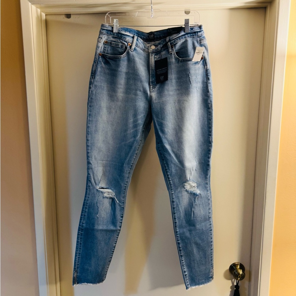 GAP TRUE SKINNY ANKLE Jeans 14/32T Women NWT